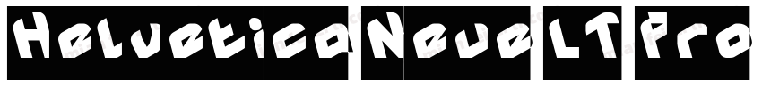 Helvetica Neue LT Pro (OTF)字体转换